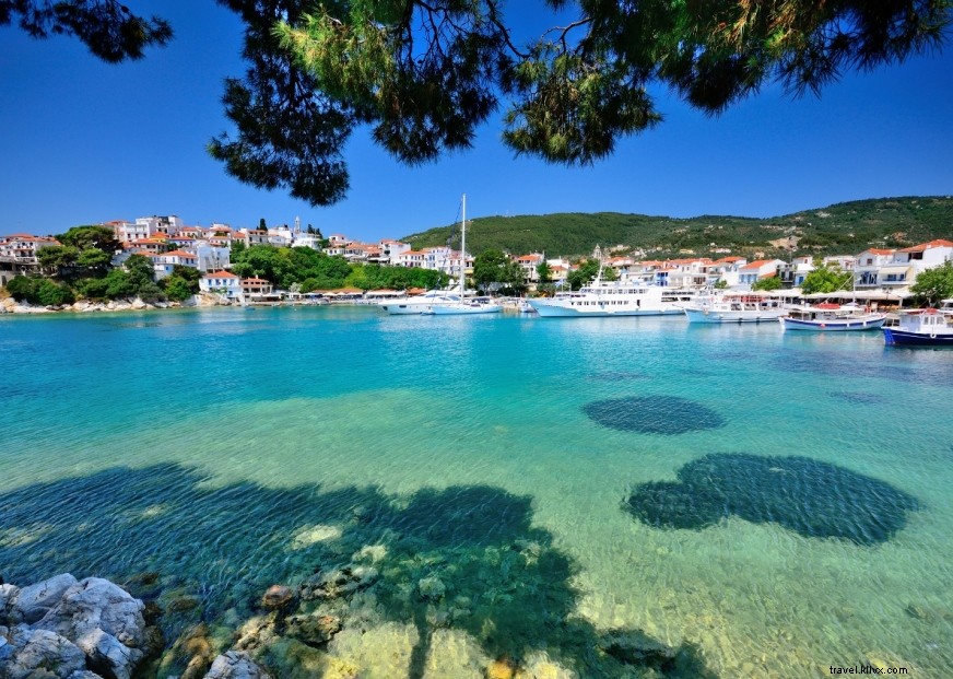 Skiathos: A Stunning Blend of Caribbean Azure and Emerald Green